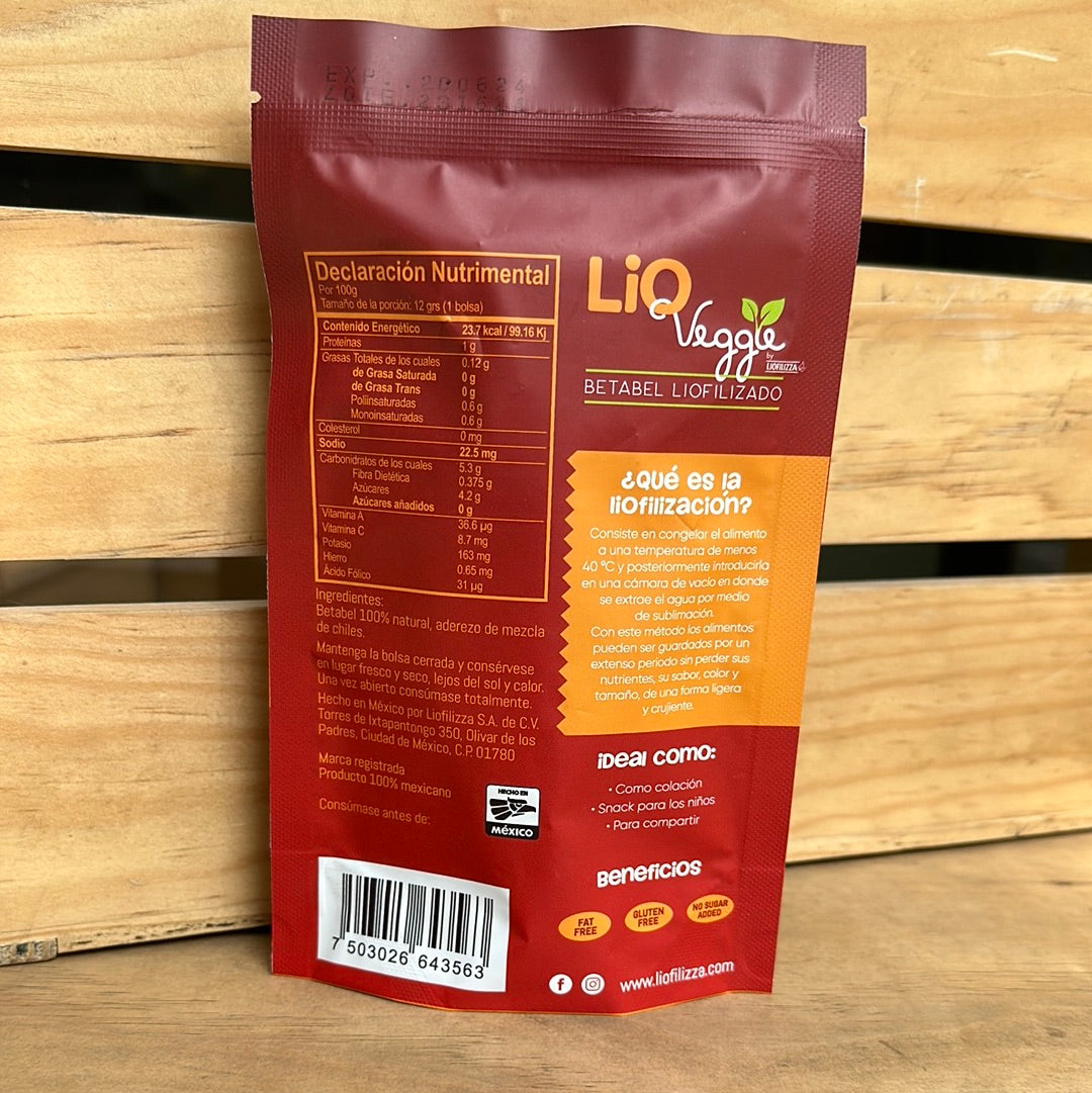 BETABEL LIOFILIZADO SABOR NACHOS LIOFILIZZA