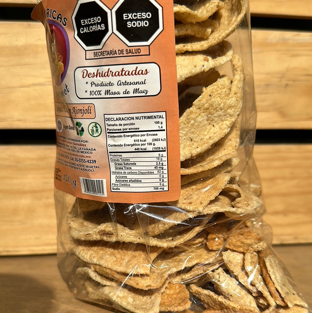 TOSTADA HORNEADA MINI CON AJONJOLI 140 G TRADI RICAS