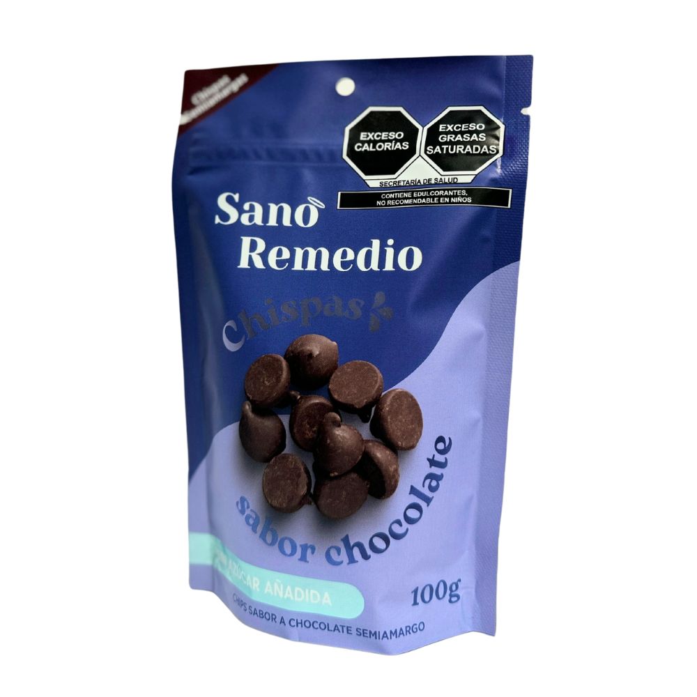 CHISPAS DE CHOCOLATE SANO REMEDIO