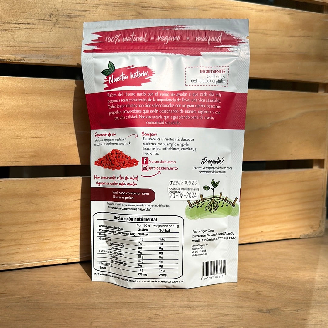 GOJI BERRIES ORGANICA RAICES DEL HUERTO