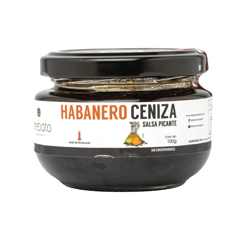 SALSA HABANERO CENIZA 100  ARREBATO