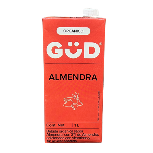 ALIMENTO LIQUIDO ALMENDRA SIN AZUCAR GUD 1 L CUADRITOS