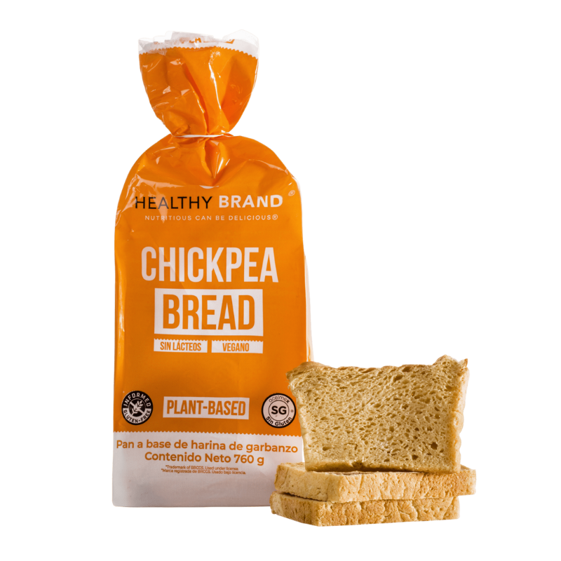 PAN DE GARBANZO CHICKPEA BREAD 760 G HEALTHY BRAND