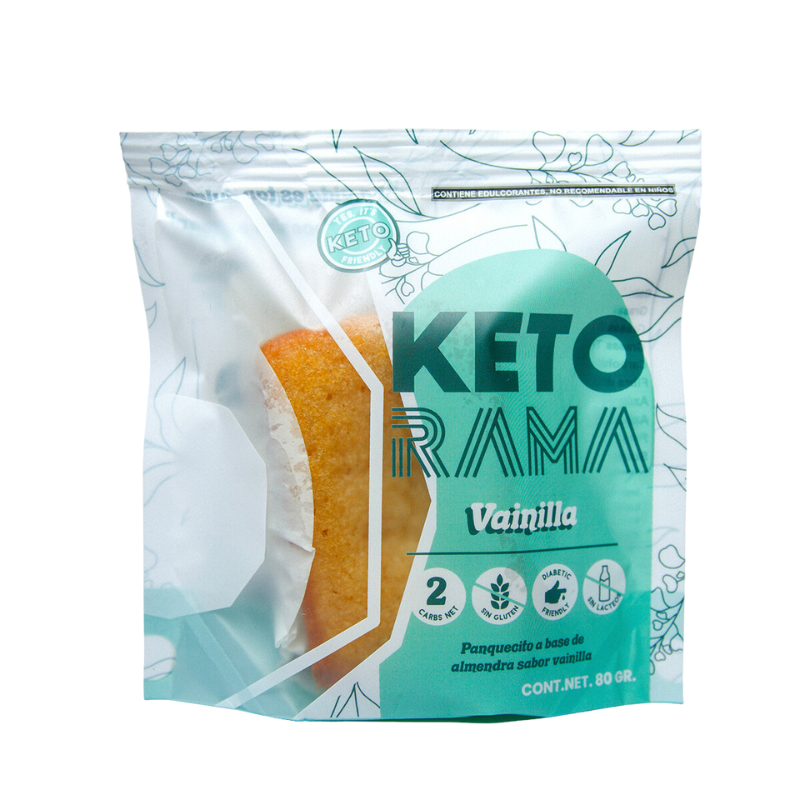 PANQUE KETO DE VAINILLA 80 G KETORAMA