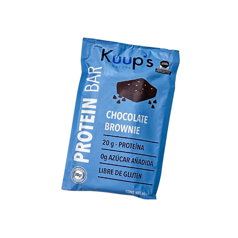 PROTEIN BAR SABOR CHOCOLATE BROWNIE 60 G KUUP'S NATURA