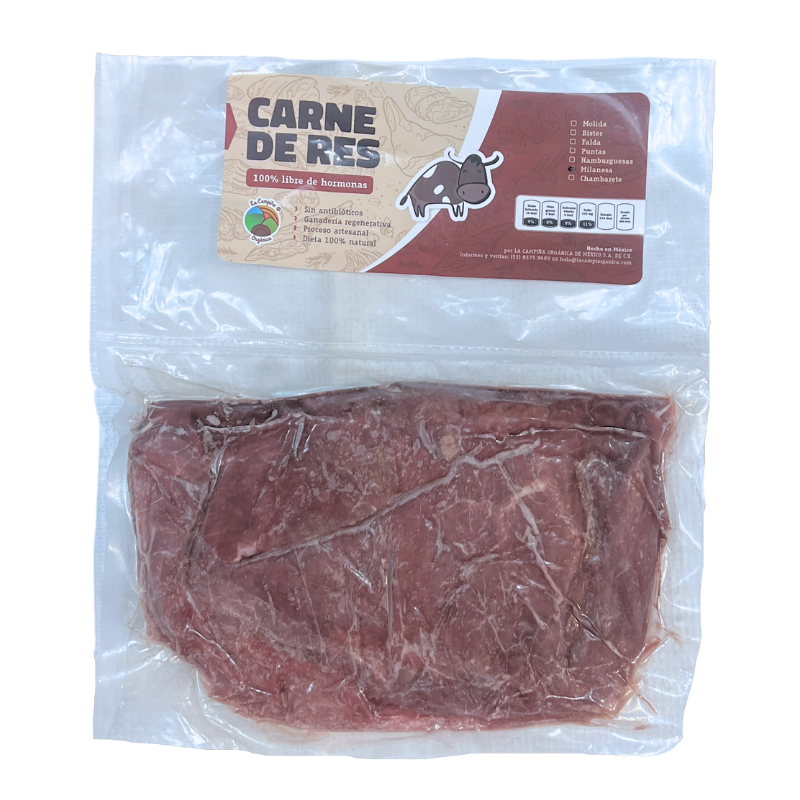 MILANESA DE RES LA CAMPIÑA ORGANICA