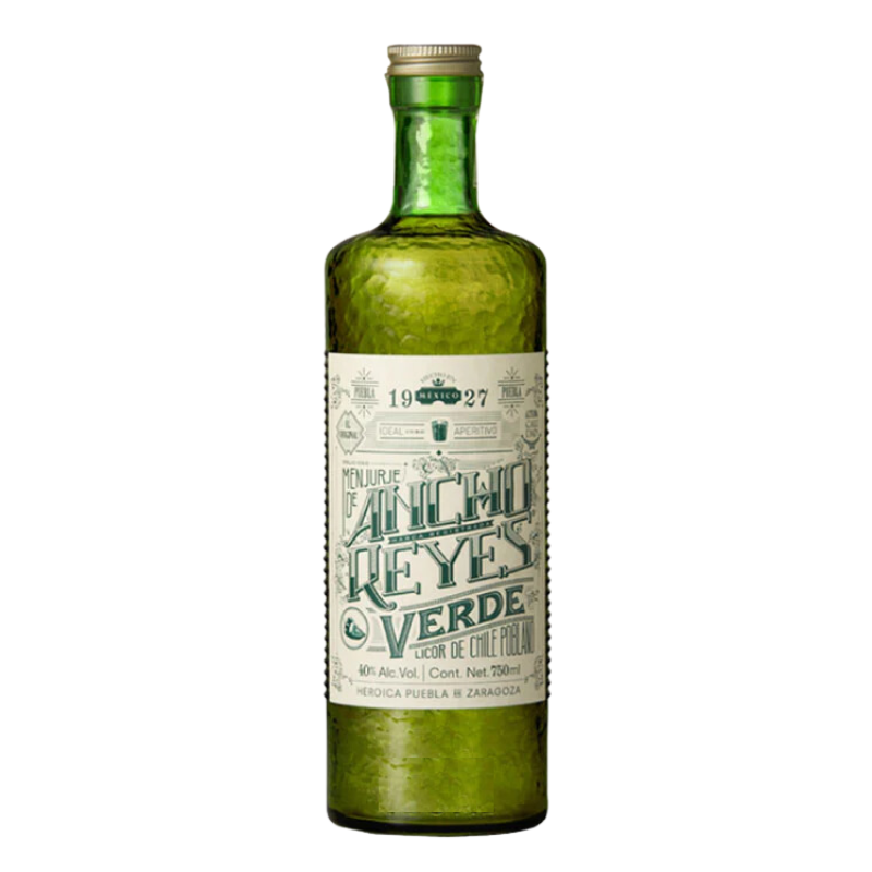 LICOR DE CHILE VERDE POBLANO ANCHO REYES 375 ML