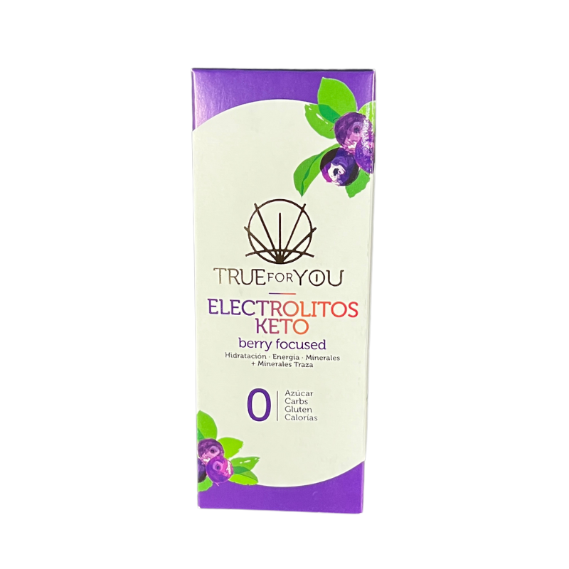 SACHET ELECTROLITOS KETO BERRY FOCUSED 7 SOBRES TRUE FOR YOU