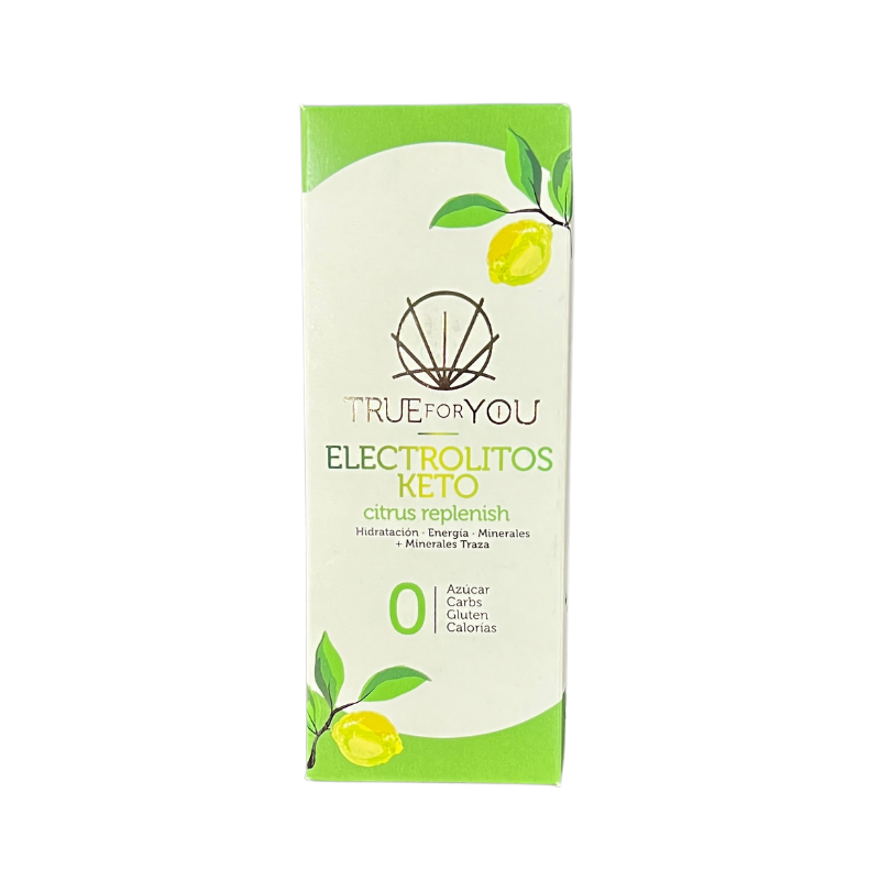 SACHET ELECTROLITOS KETO CITRUS REPLENISH 7 SOBRES TRUE FOR YOU