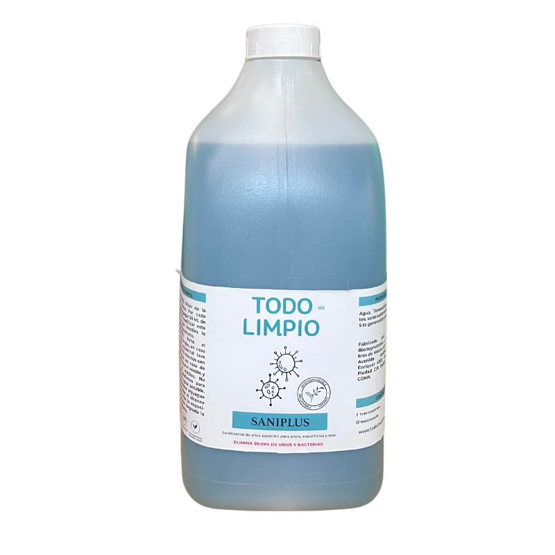 SUSTITUTO ECO DE CLORO SANIPLUS 5 L TODO LIMPIO