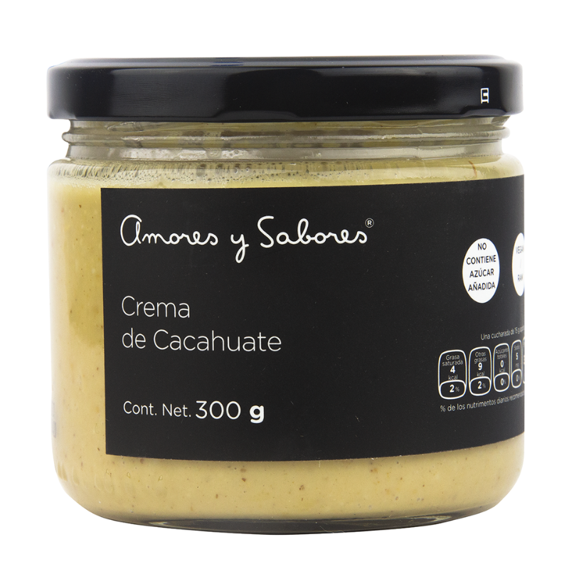 CREMA CACAHUATE AMORES Y SABORES