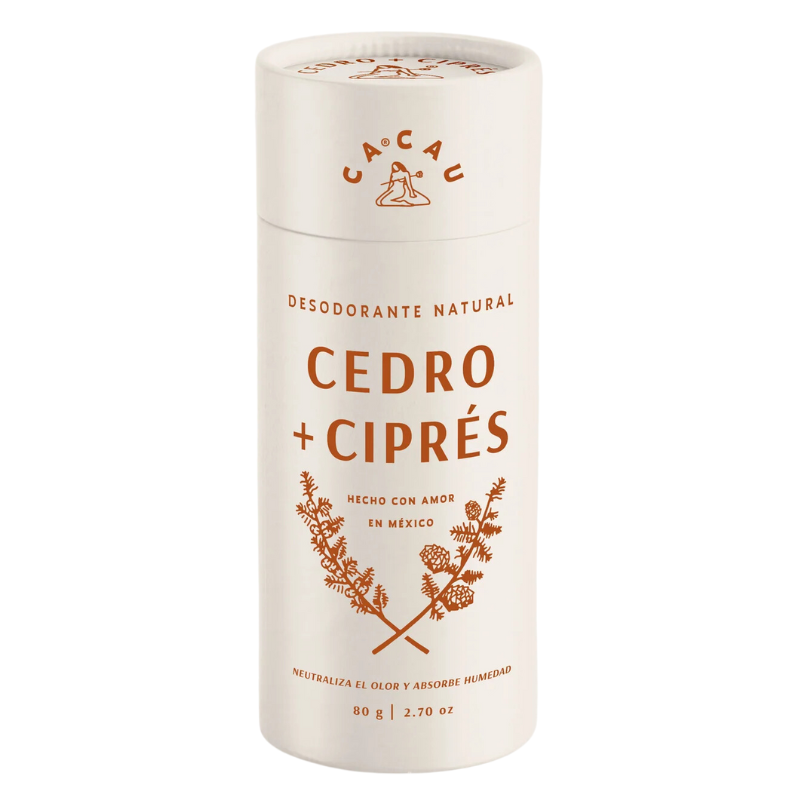 DESODORANTE CEDRO CIPRES CACAU NATURALS