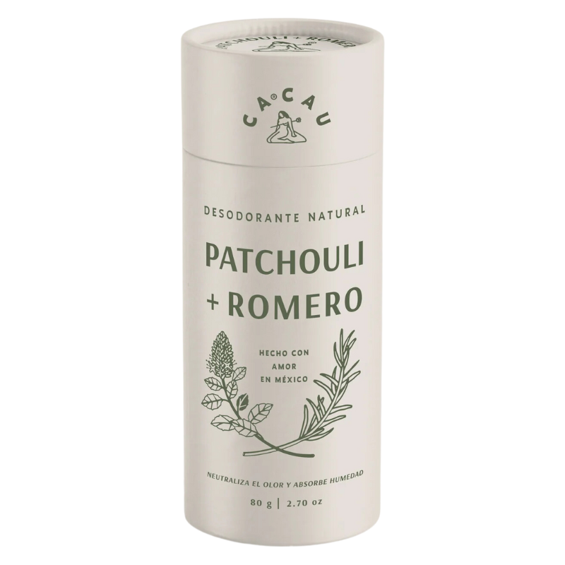 DESODORANTE PATCHOULI ROMERO CACAU NATURALS