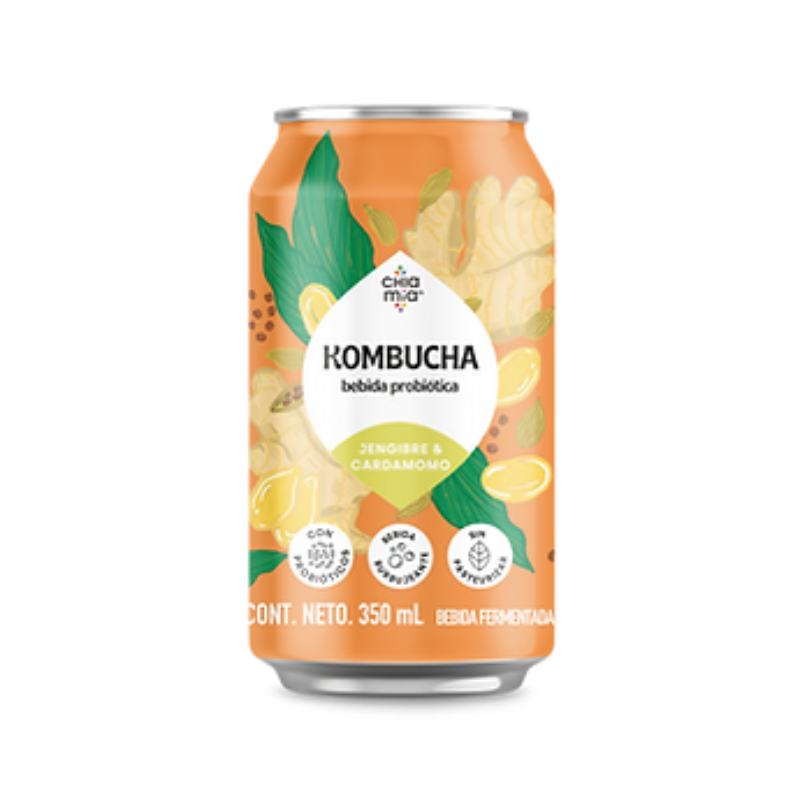KOMBUCHA JENGIBRE CARDAMOMO CHIA MIA