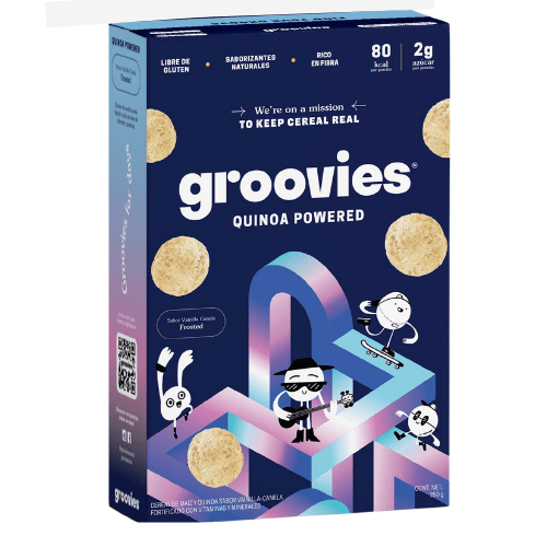 CEREAL GROOVIES FROSTED VAINILLA CANELA 250 G