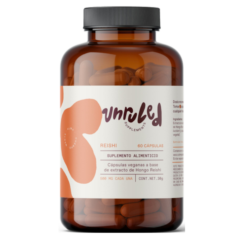 SUPLEMENTO VEGANO EN CAPSULAS REISHI UNRULED