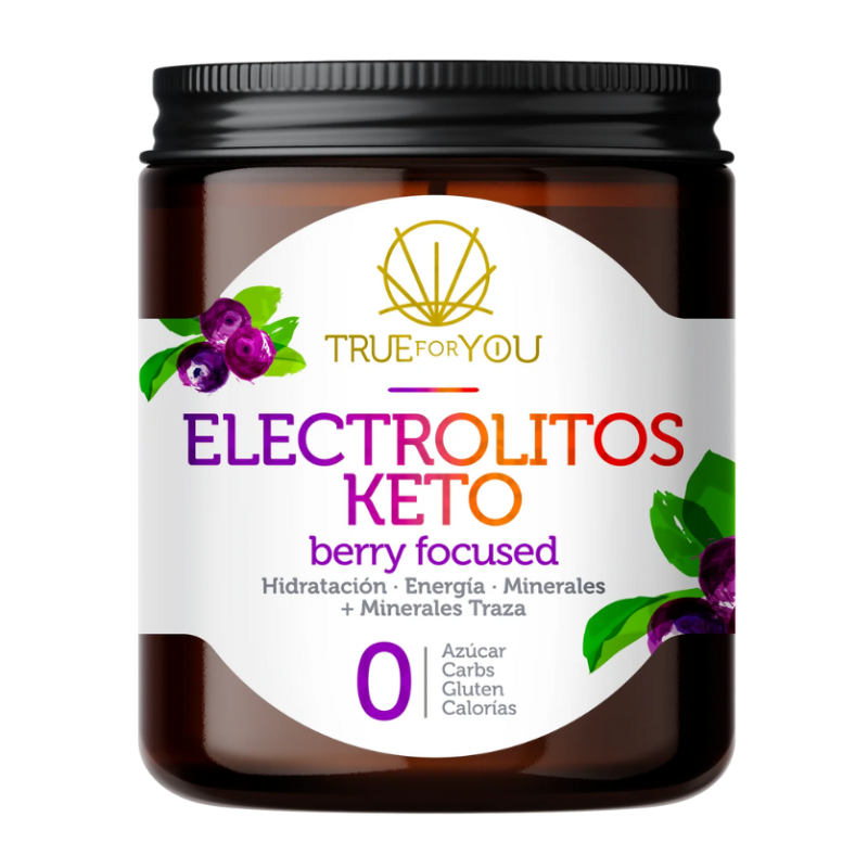 ELECTROLITOS KETO BERRY FOCUSED 30 PORCIONES TRUE FOR YOU