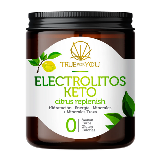 ELECTROLITOS KETO CITRUS REPLENISH 30 PORCIONES TRUE FOR YOU