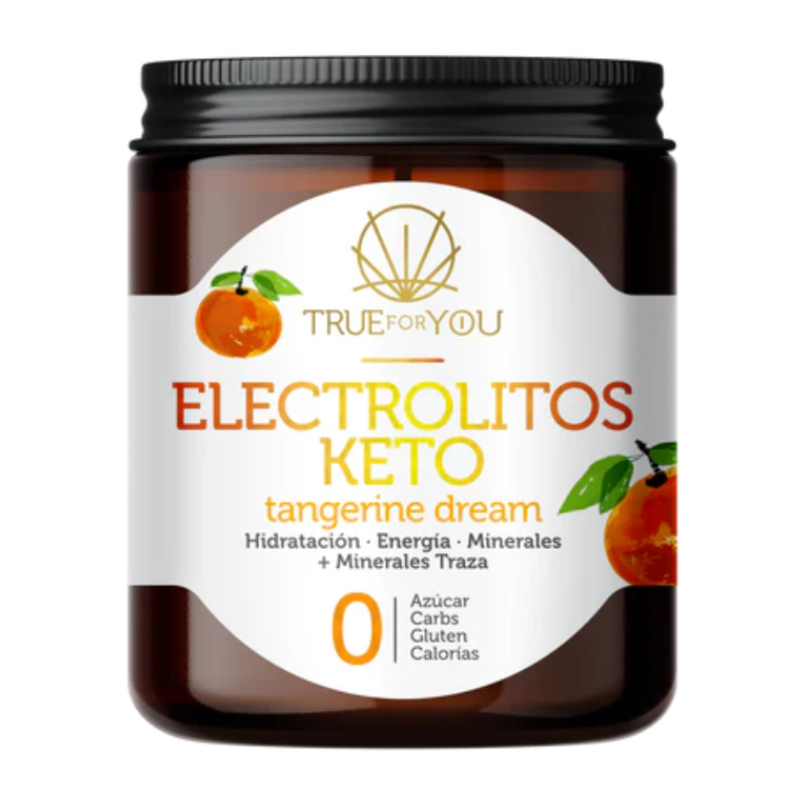 ELECTROLITOS KETO TANGERINE DREAM 30 PORCIONES TRUE FOR YOU