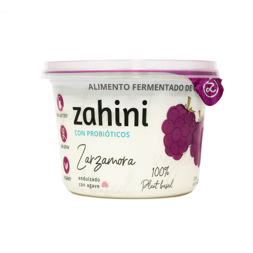 YOGHURT VEGANO SABOR COCO Y ZARZAMORA CERO LACTEOS ZAHINI