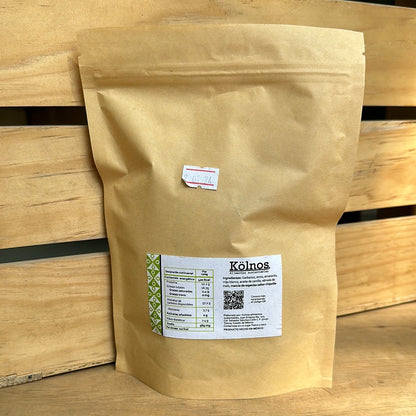 BOTANA HORNEADA DE HARINA DE GARBANZO Y AMARANTO SABOR CHIPOTLE KOLNOS