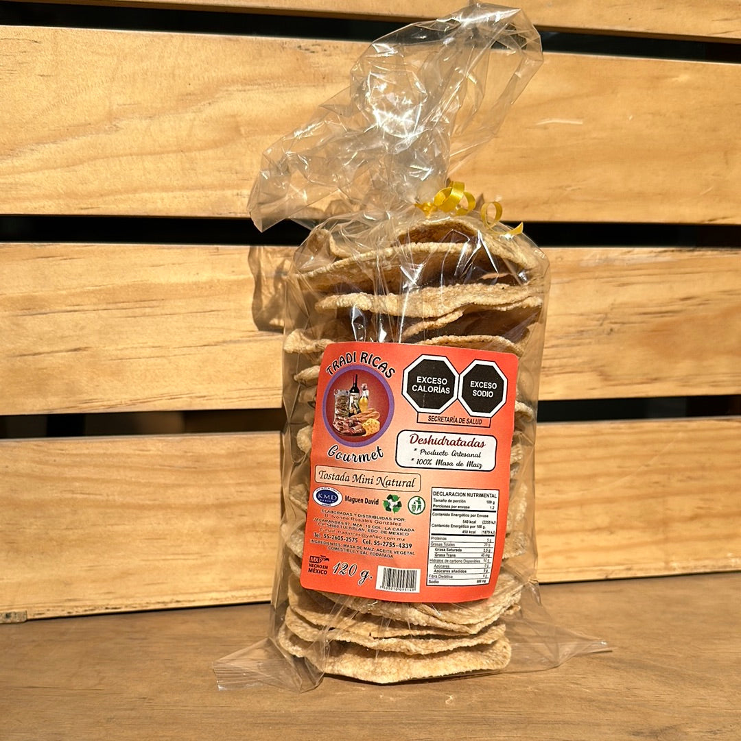 TOSTADA HORNEADA MINI NATURAL 120 G TRADI RICAS