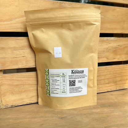 BOTANA HORNEADA DE HARINA DE GARBANZO Y AMARANTO SABOR SALSAS CUBANA KOLNOS