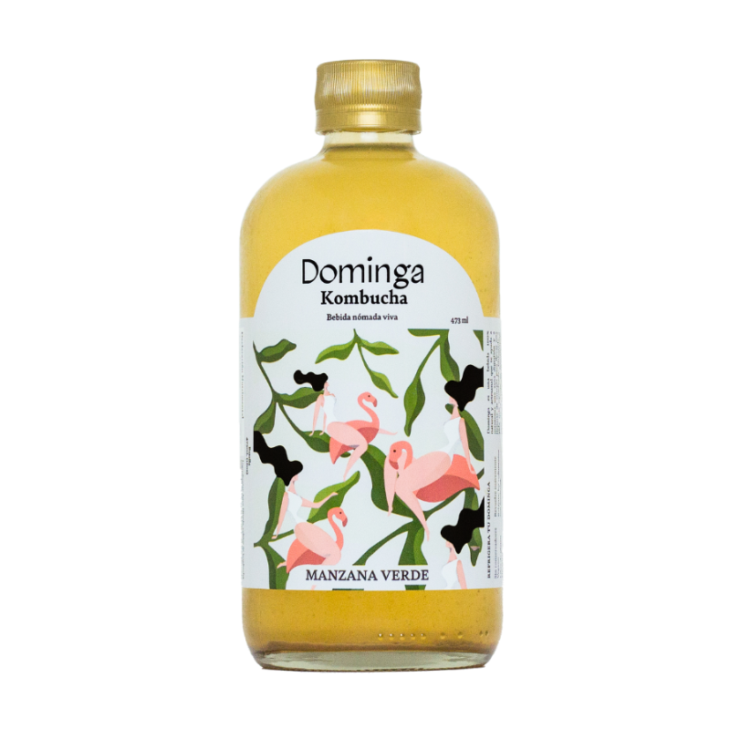 KOMBUCHA MANZANA VERDE 473 ML DOMINGA