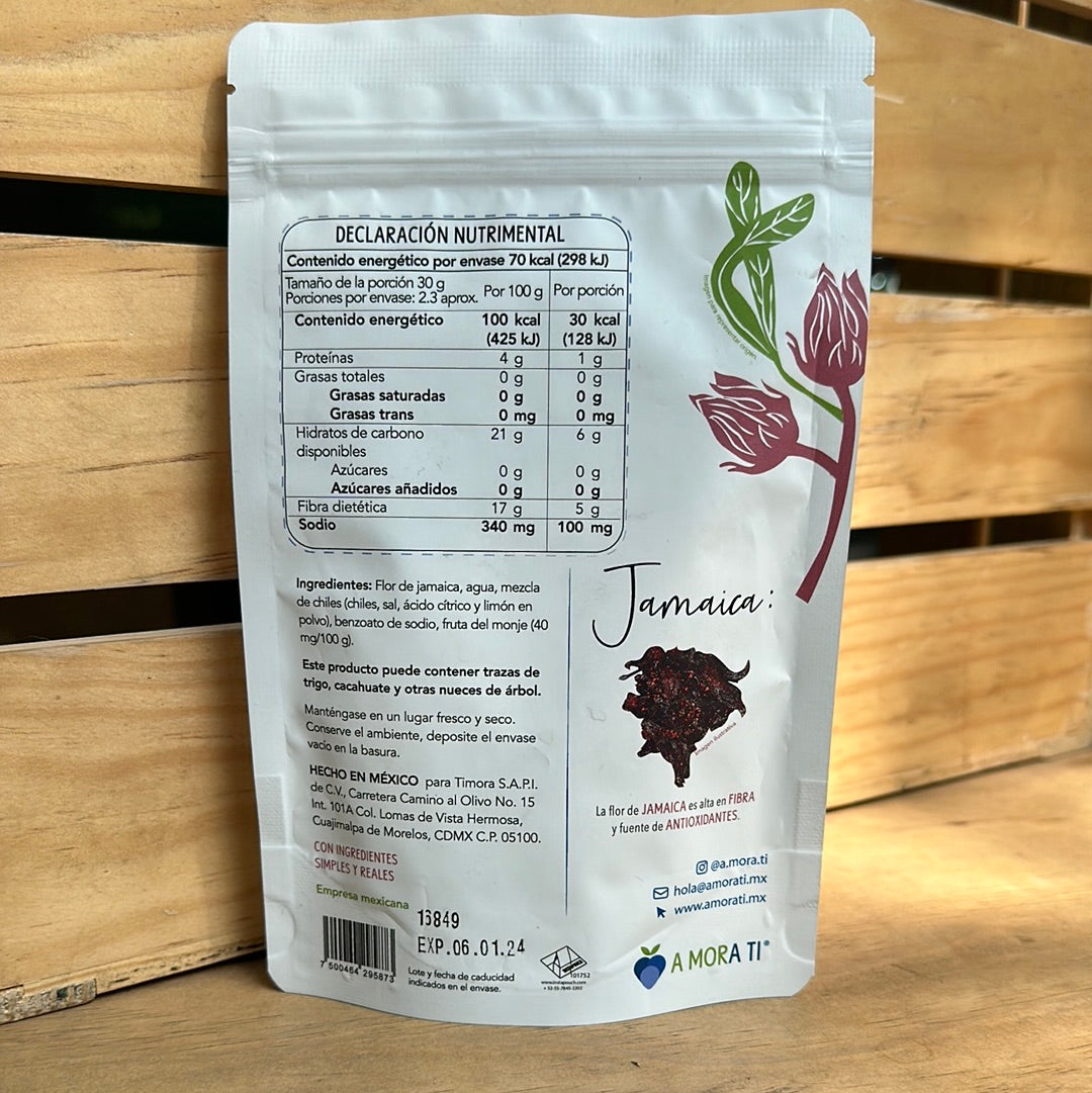 CHEWIES DE JAMAICA DESHIDRATADA 70 G A MORA TI