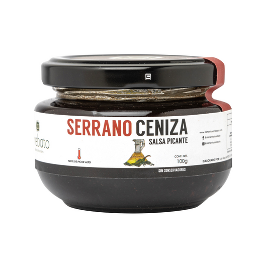 SALSA SERRANO CENIZA 100 G ARREBATO