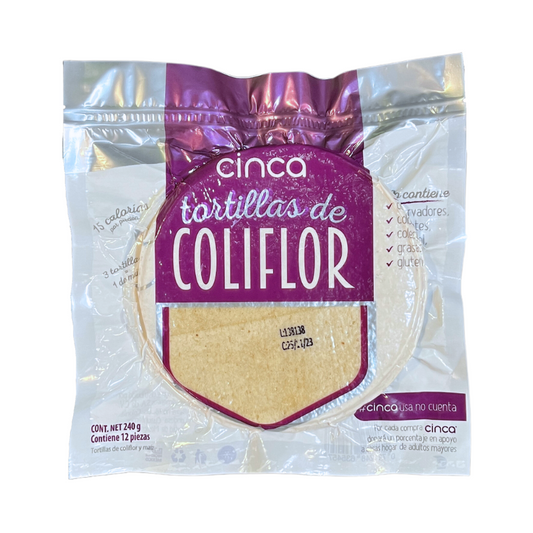 TORTILLAS DE COLIFOR CINCA