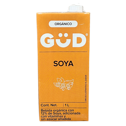 ALIMENTO LIQUIDO DE SOYA SIN AZUCAR GUD 1 L CUADRITOS