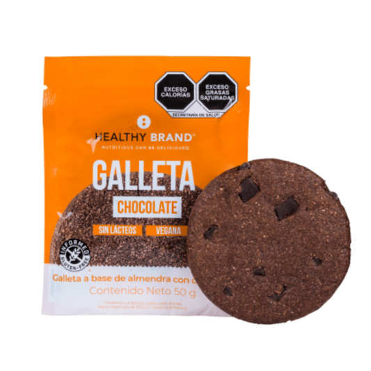 GALLETA CHOCOLATE 50 G HEALTHY BRAND