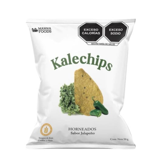 TOTOPOS HORNEADOS DE KALE KALECHIPS 50 G MANNA FOODS