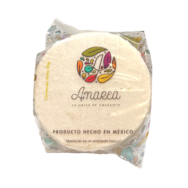 OBLEA DE AMARANTO SABOR NATURAL AMAREA