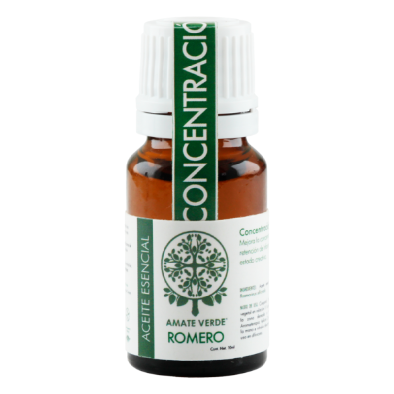 ACEITE ESENCIAL DE ROMERO 10 ML AMATE VERDE