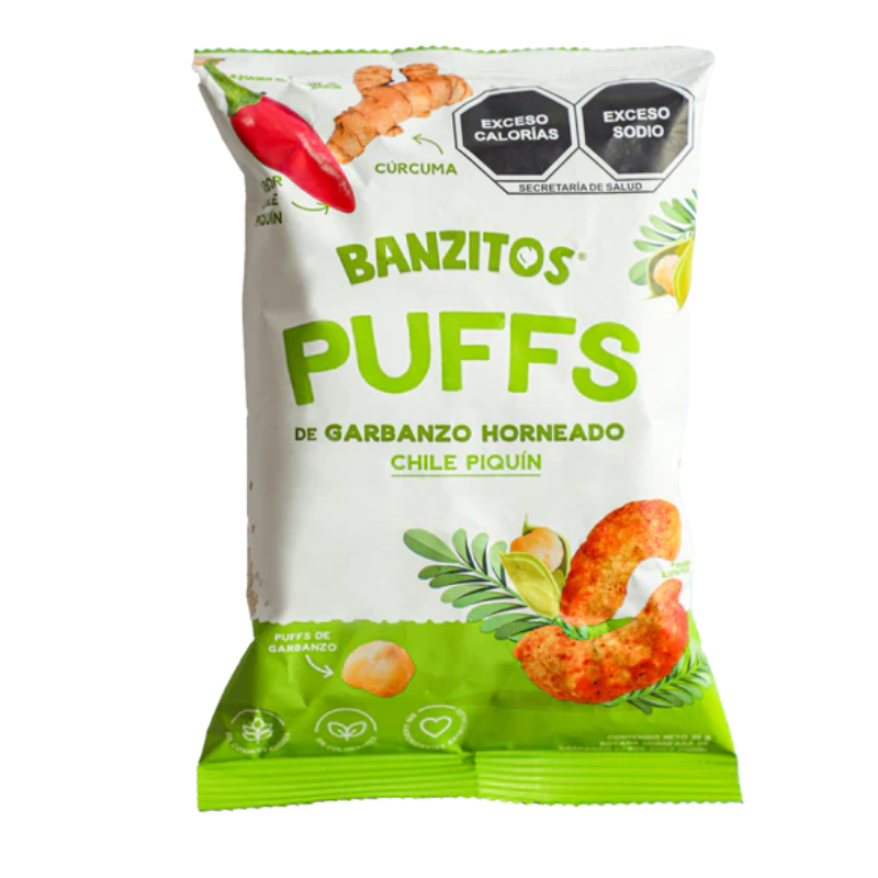 PUFFS DE GARBANZO HORNEADO PIQUIN BANZITOS