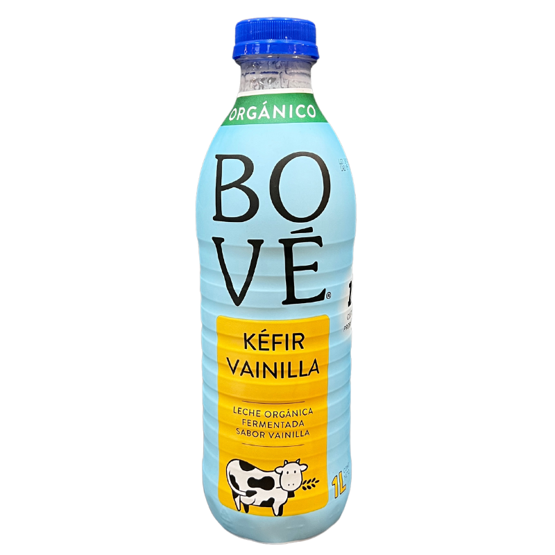 LECHE ORGANICA FERMENTADA KEFIR VAINILLA 1 L CUADRITOS