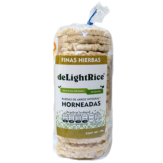 TOSTADA DE ARROZ FINAS HIERBAS DELIGHT RICE