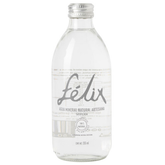 AGUA MINERAL GASIFICADA 355 ML FELIX