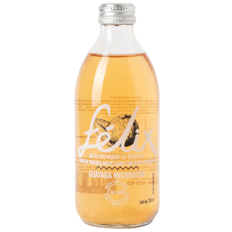 SODA NATURAL CON GUAYABA MICHOACAN 355 ML FELIX