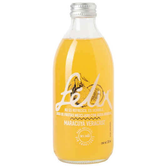 SODA NATURAL CON MARACUYA VERACRUZ 355 ML FELIX