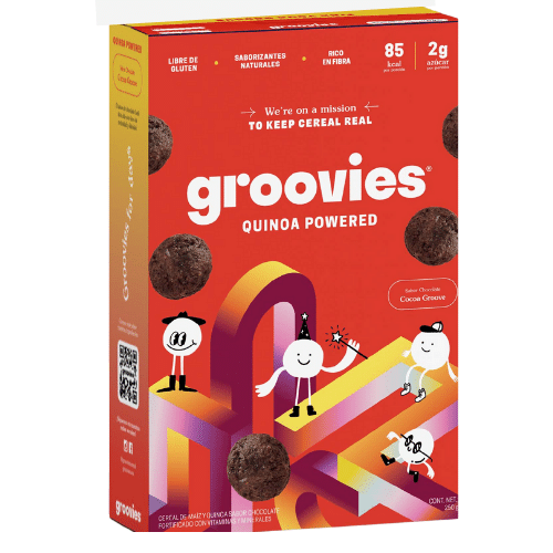 CEREAL GROOVIES COCOA GROOVE CHOCOLATE 250 G