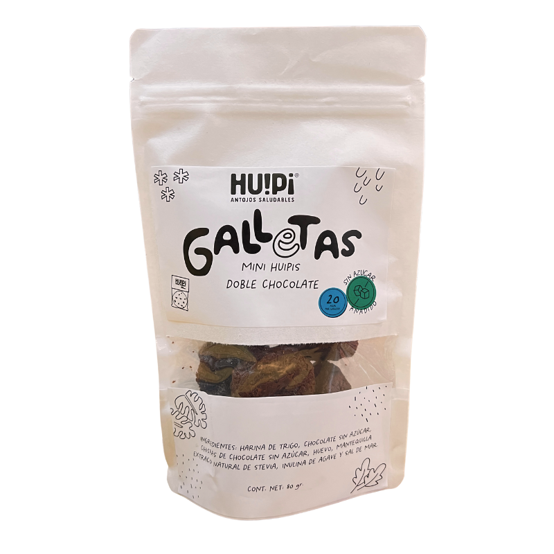 MINI HUIPIS DOBLE CHOCOLATE 80 G HUIPI