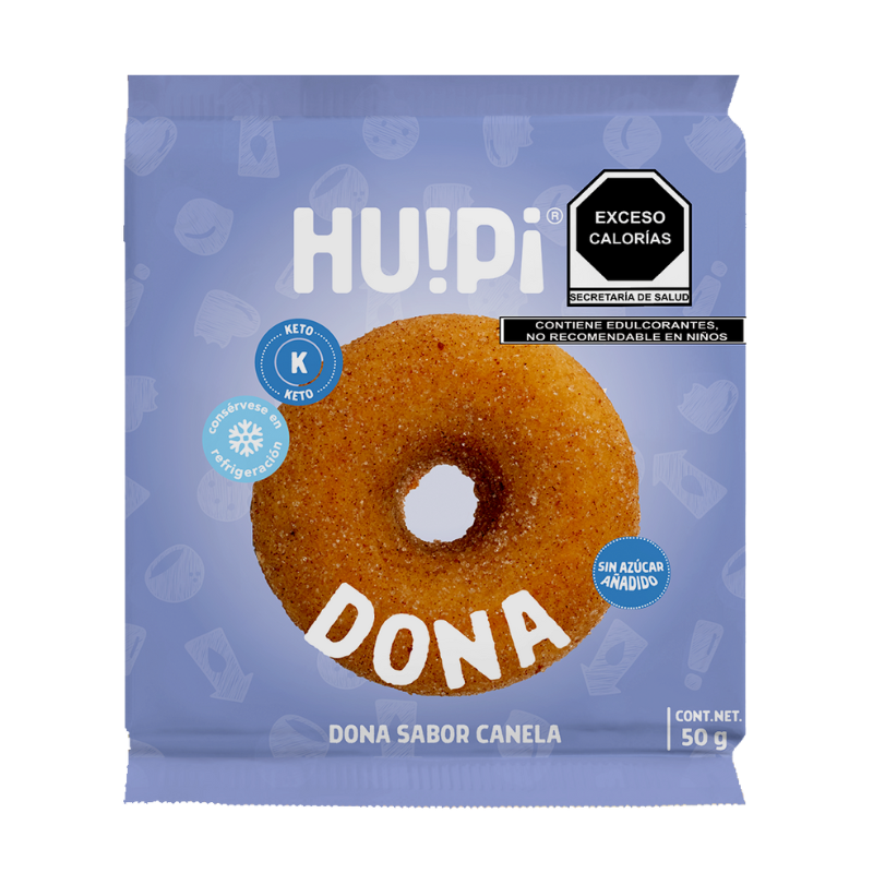 DONA DE CANELA KETO 50 G HUIPI