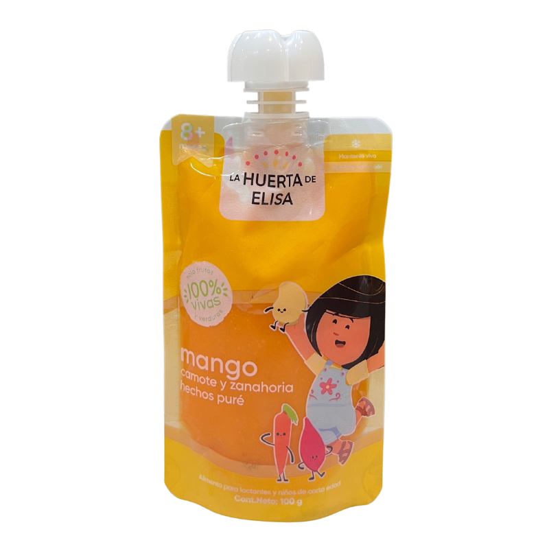 PURE CAMOTE, MANGO, ZANAHORIA LA HUERTA DE ELISA