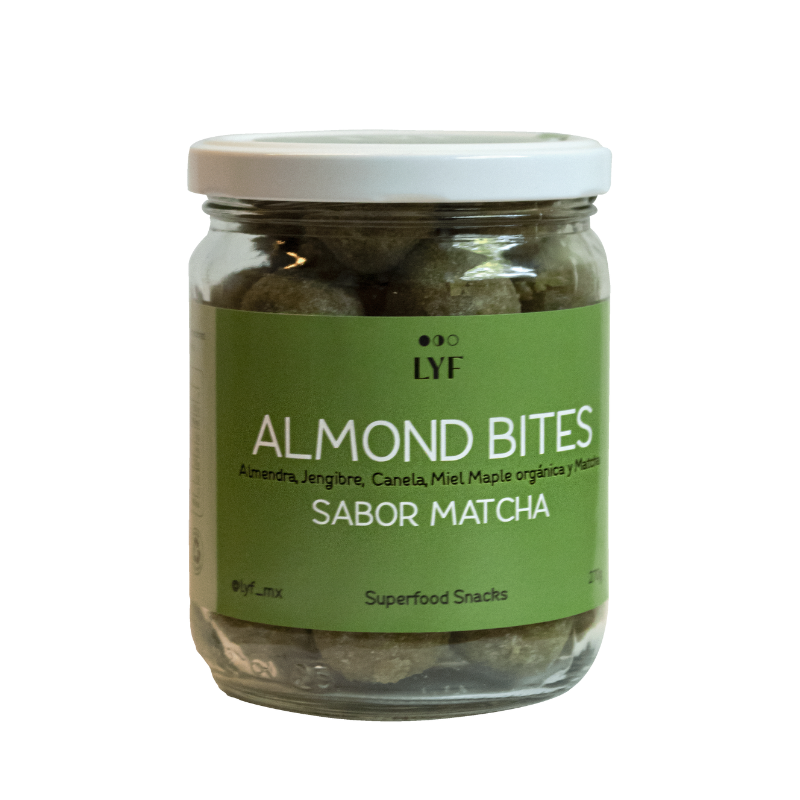 BITES DE ALMENDRA MATCHA 270 G LYF