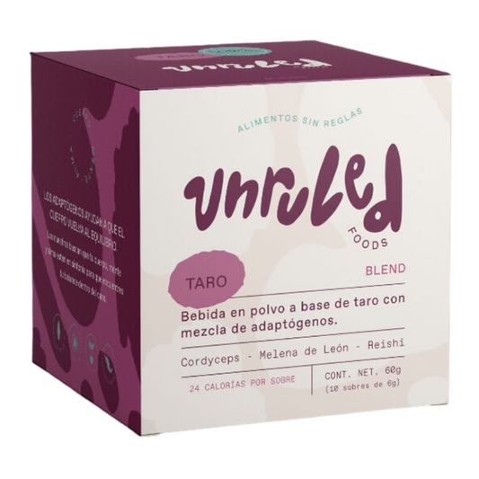 BEBIDA FUNCIONAL CON ADAPTOGENOS TARO BLEND 10 SOBRES UNRULED