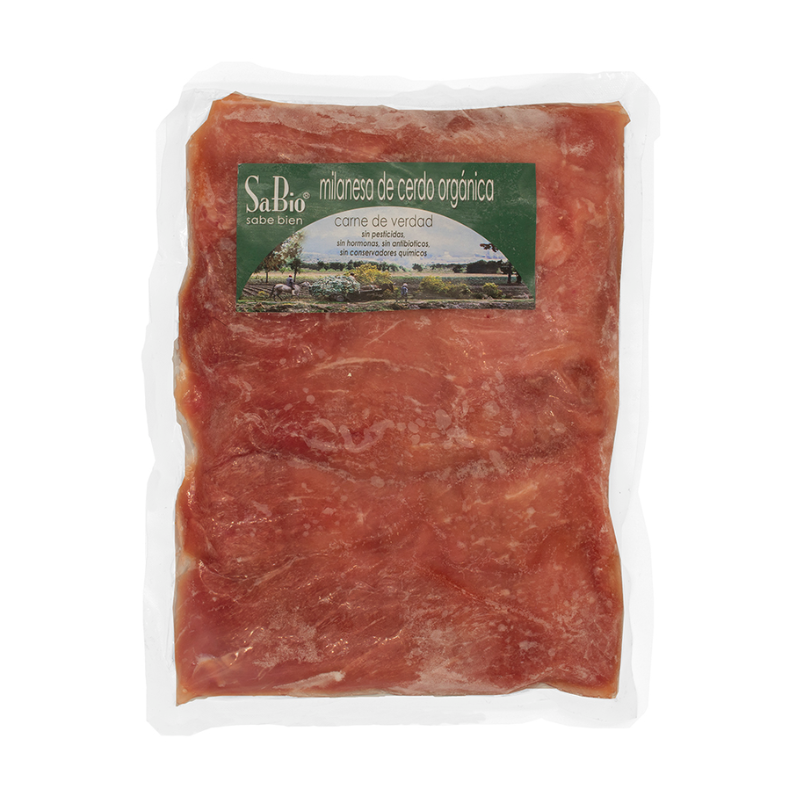 MILANESA DE CERDO ORGANICA 500 G SABIO