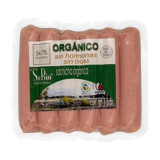 SALCHICHA ORGANICA 250 G SABIO